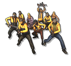 Wütender Mob